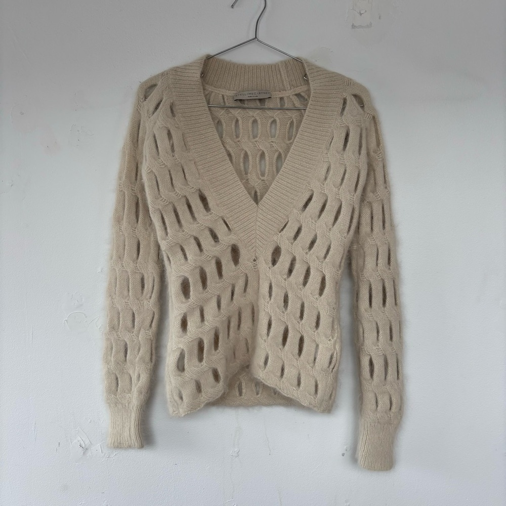 Stella McCartney Angora Rabbit Fur Knit Sweater.